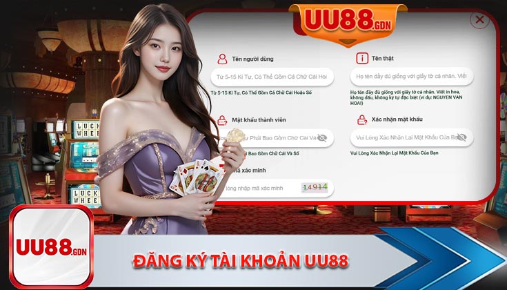 Cách đăng ký tài khoản uu88
